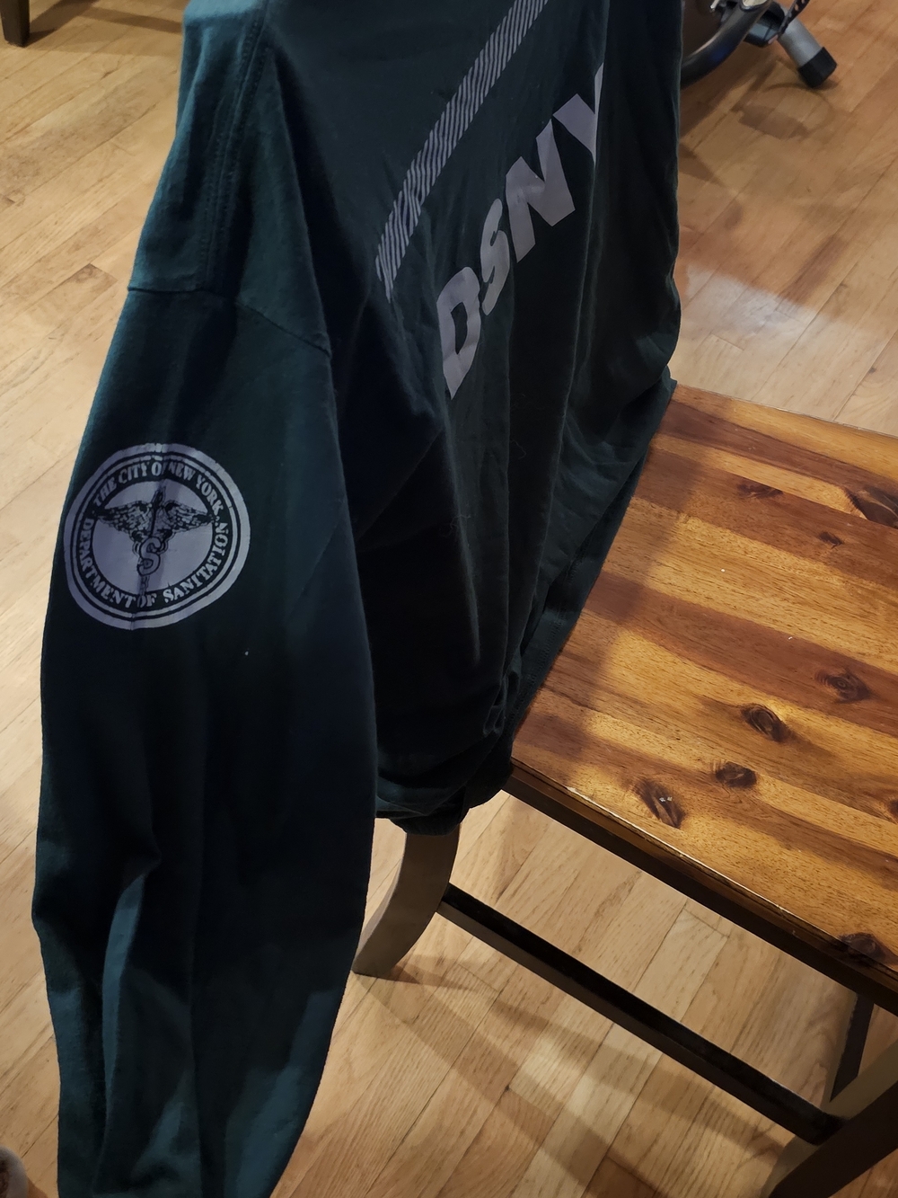 Vintage DSNY Uniform Long Sleeve Shirt. NYC Department Of Sanitation. Size XL
